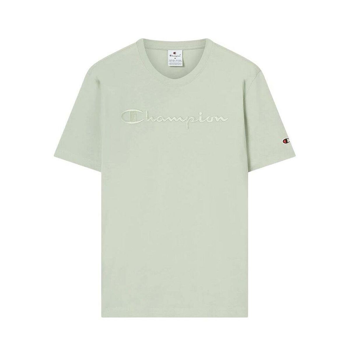 Men’s Short Sleeve T-Shirt Champion CHAMPION SS TEE 220273 CVS Green